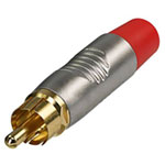 Rean RF2C-AU-2 RCA Connector Plug 1pc Gold-Plated Durable Design