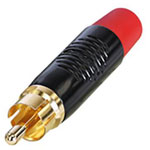 Rean RF2C-B-2 RCA Connector 1pc Gold-Plated Durable Audio Quality