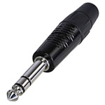Rean RP3C-BAG 3-Pin Audio Jack Plug 6.35 mm 1pc