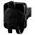 Rean RRE8F-Z-010-1 RJ45 Feed Through Socket IP65 Airtight Black 1pc