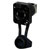 Rean RRE8F-Z-011-1 RJ45 Feed Through 90° Up Black Airtight IP65 Socket