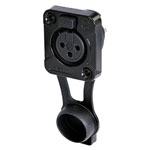 Rean RRX3F-Z-001-1 XLR Connector Socket 3-Pin 1pc