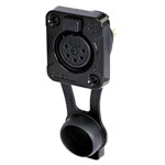 Rean RRX5F-Z-002-1 XLR Connector Socket Built-In 5 Pins 1pc