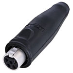 Rean RT5FC-B-W XLR Connector Socket 5 Pins Built-in 1pc