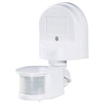 Renkforce 1296294 Wall PIR Motion Detector 180° White IP44 Adjustable Sensor