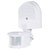 Renkforce 1296294 Wall PIR Motion Detector 180° White IP44 Adjustable Sensor
