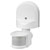 Renkforce 1296294 Wall PIR Motion Detector 180° White IP44 Adjustable Sensor