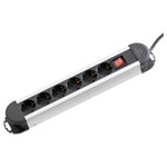 Renkforce 614A-CMB Power Strip with 6 Socket Pots Red Switch Wall Mount
