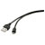 Renkforce RF-4495300 Power Cable 1m Black with On/Off Switch for Pi®/micro:bit