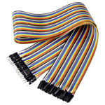 Renkforce RF-4599682 JKMF406 Jumper Ribbon Cable Male to Female 40 Way 600mm