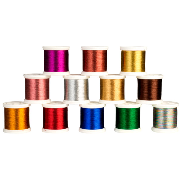 Rapid Metallic Embroidery Thread Pack 12 | Rapid Online