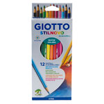 Giotto 255700 Stilnovo Acquarell Watercolour Pencils - Pack of 12