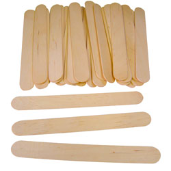 Rapid Jumbo Natural Lollipop Sticks - Pack of 100
