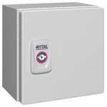 Rittal 1553000 KX Wall-Mount Enclosure Steel Grey-White 150x150x120mm