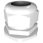Rittal 2411.651 Cable Gland M40 Polyamide Grey-white RAL 7035 1pc