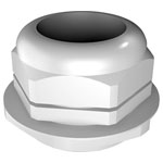 Rittal 2411.671 Cable Gland M63 Polyamide Grey-white RAL 7035 1pc