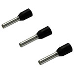 Rittal 4050.733 Ferrule 1.5mm² Black Partially Insulated 500pcs