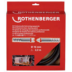 Rothenberger 72433 Drain Cleaner Rod 230cm Ø16mm For 100mm Pipes