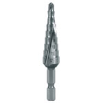 RUKO 101050-9H Step Drill Bit 4-12mm HSS High-Speed Steel 72mm Length