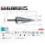 RUKO 101052H Step Drill Bit 4-30mm HSS 105mm High Cutting Performance
