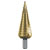 RUKO 101052T Step Drill Bit 4-30mm HSS TiN-Coated 100mm Length
