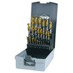 RUKO 2501215TRO HSS-G Twist Drill Bit Set 25-pc 1-13mm TiN Coated