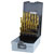 RUKO 250215TRO Twist Drill Set 25-Piece HSS-G TiN Coated 1-13mm