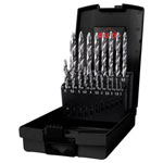 RUKO 259214RO HSS-G Twist Drill Bit Set 19-Piece DIN 338 Triangular Shank