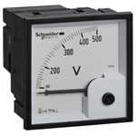 Schneider Electric 16005 Cutter Series voltmeter 0-500V front install