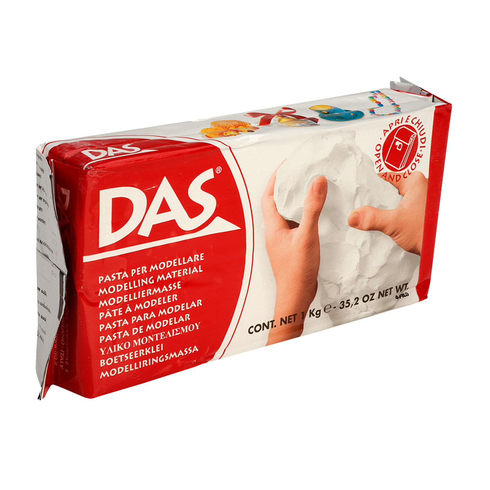 DAS White Air Drying Modelling Clay 1kg