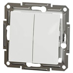 Schneider Electric EPH0370121D Asfora series Switch white flush mount