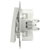 Schneider Electric EPH0870121D Asfora bell Switch white 10 AX flush mount
