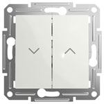 Schneider Electric EPH1370121D Asfora shutter button white 10 AX 250 VAC