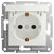 Schneider Electric EPH3170121D Asfora socket 16A white with lid IP20
