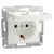 Schneider Electric EPH3170121D Asfora socket 16A white with lid IP20