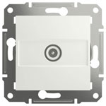 Schneider Electric EPH3270321D Asfora TV socket white IEC 9.52 mm plug
