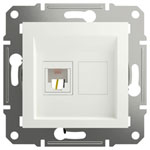 Schneider Electric EPH4170121D Asfora RJ11 landline Socket white IP20