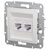 Schneider Electric EPH4870121D Asfora RJ45 socket CAT 6 white IDC 연결