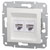 Schneider Electric EPH4870121D Asfora RJ45 socket CAT 6 white IDC 연결