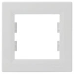 Schneider Electric EPH5800121D Asfora bracket 1-fold frame white IP20