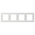 Schneider Electric EPH5800421D Asfora 4-fold frame white horizontal IP20