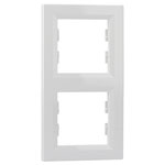 Schneider Electric EPH5810221D Asfora 2-fold vertical frame white flush-mount
