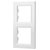 Schneider Electric EPH5810221D Asfora 2-fold vertical frame white flush-mount