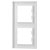 Schneider Electric EPH5810221D Asfora 2-fold vertical frame white flush-mount