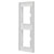 Schneider Electric EPH5810221D Asfora 2-fold vertical frame white flush-mount