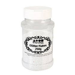 Brian Clegg Glitter Tub of 250g White