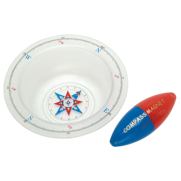 Image of Shaw Magnets - Compass Magnet and Bowl