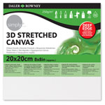 Daler Rowney 3D Stretched Canvas 20x20x4cm