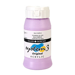 Daler Rowney System 3 Acrylic Paint Silk Purple (500ml)