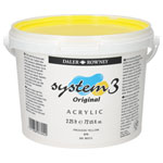 Daler Rowney System 3 Acrylic Paint Process Yellow 2.25L